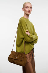CY Convertible Bag in Cigar