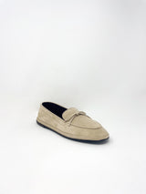 Parker Moccasin in Tan Suede