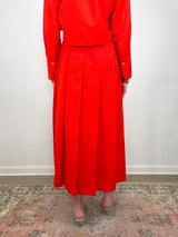 Skirt in Fire Red