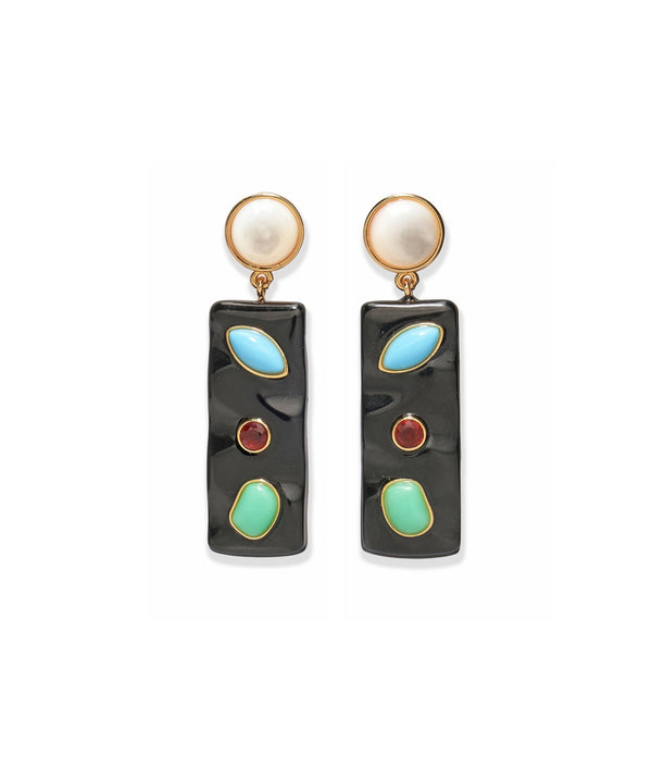 Tessera Earrings in Multi