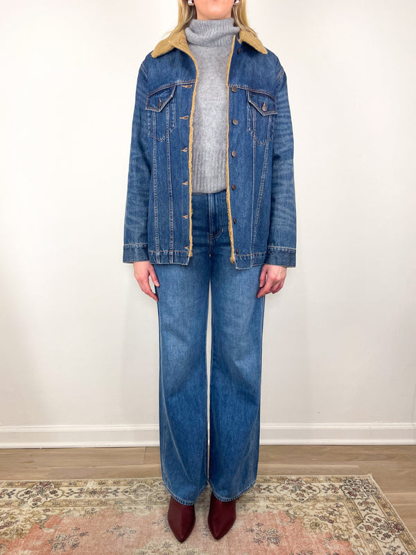 Donna Jacket w/Sherpa Lining in City Light