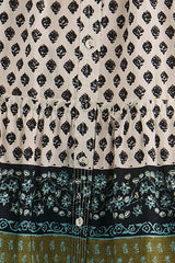 Drifter Mini Dress in Thistle & Vine Cream