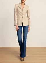 Raelynn Dickey Jacket in Oatmeal Melange