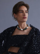 Taj II Earrings in Gray