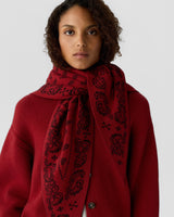 The Wild Rag in Carmine/Black