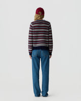 Western Stripe Crew in Midnight Combo