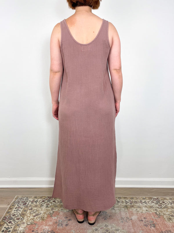 Amelin Dress in Dusty Rose