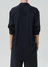 Kayla Shirt in Navy Portofino Twill