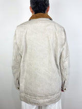 Abbas Barn Jacket in Light Oatmeal - The Shoe Hive