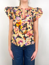 Abril SL Cotton Top in Night Bloom - The Shoe Hive