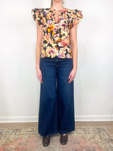 Abril SL Cotton Top in Night Bloom - The Shoe Hive
