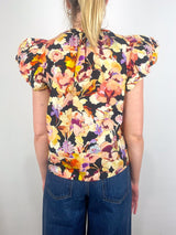 Abril SL Cotton Top in Night Bloom - The Shoe Hive