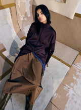 Active Knit Zipper Detailed Track Jacket in Brown - The Shoe Hive