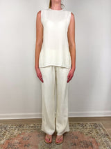 Aden Pant in Ecru - The Shoe Hive