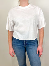 Adore Tee in White - The Shoe Hive