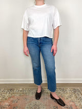Adore Tee in White - The Shoe Hive
