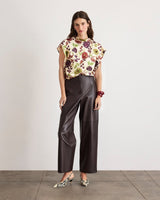 Adrien Top in Cream Multi - The Shoe Hive