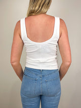 The Scoop It Up Tank in White