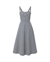 Aila Dress in Navy/Dove - The Shoe Hive