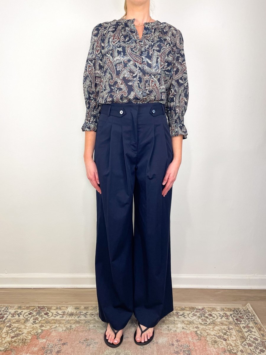 Allman Pant in Navy exclusive at The Shoe Hive