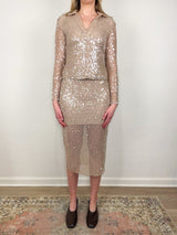 Allora Skirt in Champagne - The Shoe Hive
