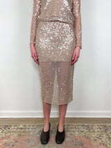 Allora Skirt in Champagne - The Shoe Hive