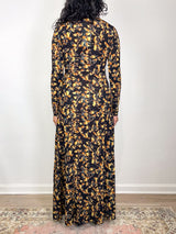 Amari Jersey Long Sleeve Dress in Solaris - The Shoe Hive