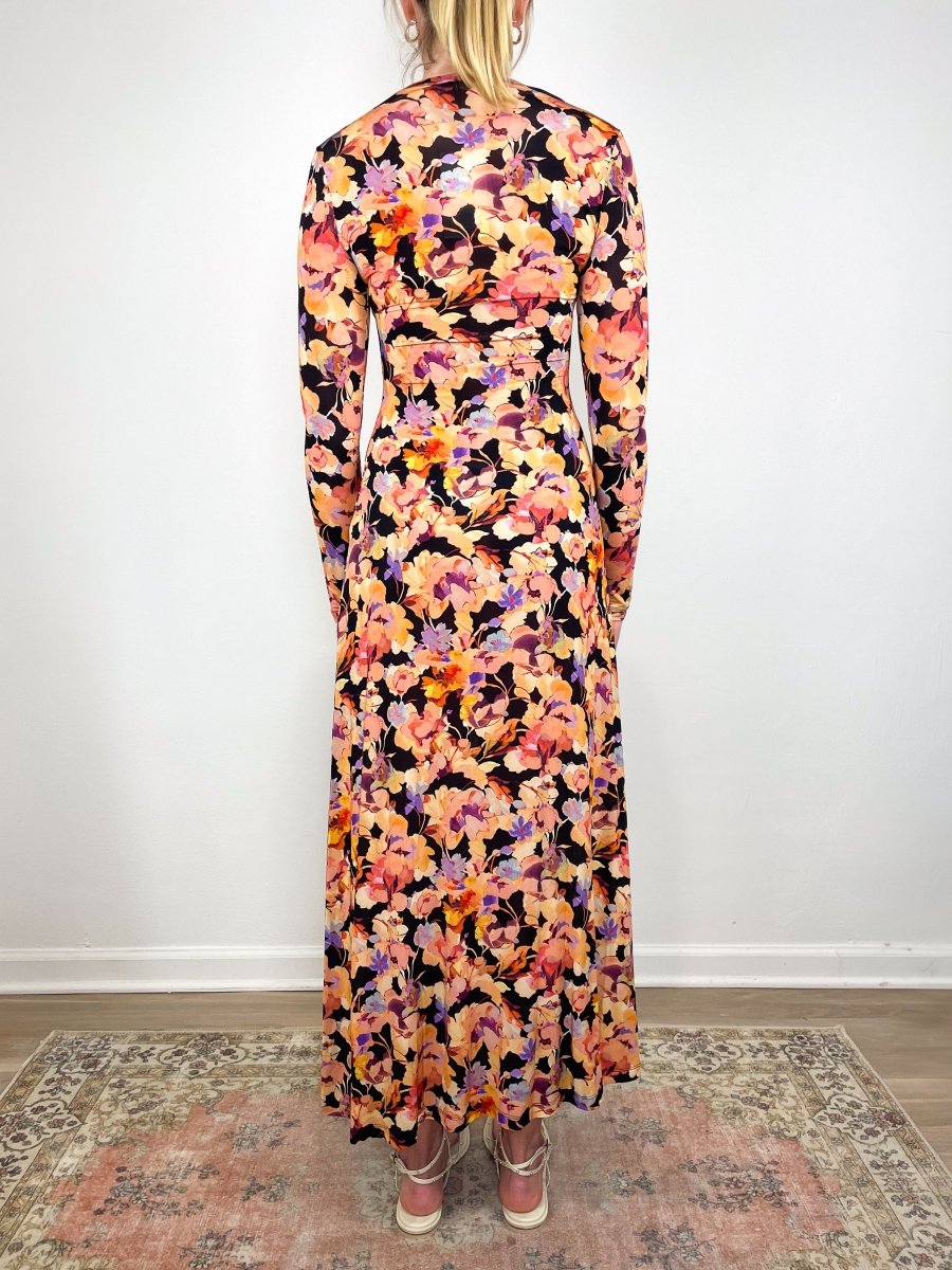 Amari LS Jersey Dress in Night Bloom Amari LS Jersey Dress in Night Bloom