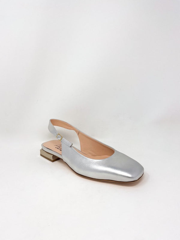 Angie Sling B in Silver Golden - The Shoe Hive