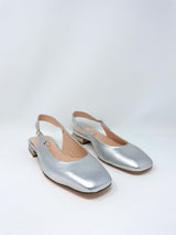 Angie Sling B in Silver Golden - The Shoe Hive