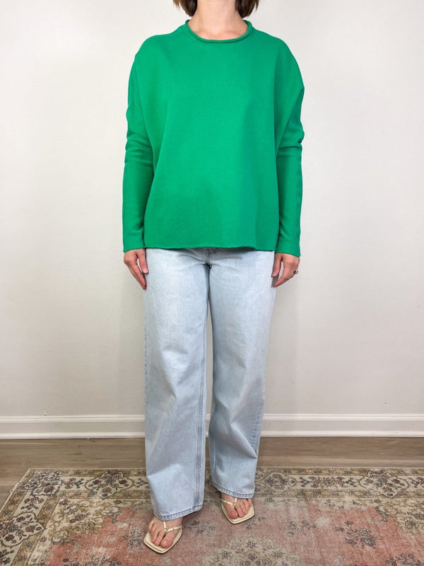 Anna LS Capelet in Kelly Green - The Shoe Hive