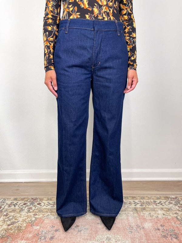 Annina Pocket Trouser 30 in Jones - The Shoe Hive