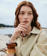 Arc Cuff in Honey - The Shoe Hive