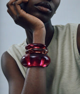 Arc Cuff in Magenta - The Shoe Hive