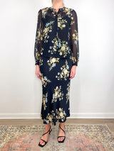 Ashlynn Blouse in Black Multi - The Shoe Hive