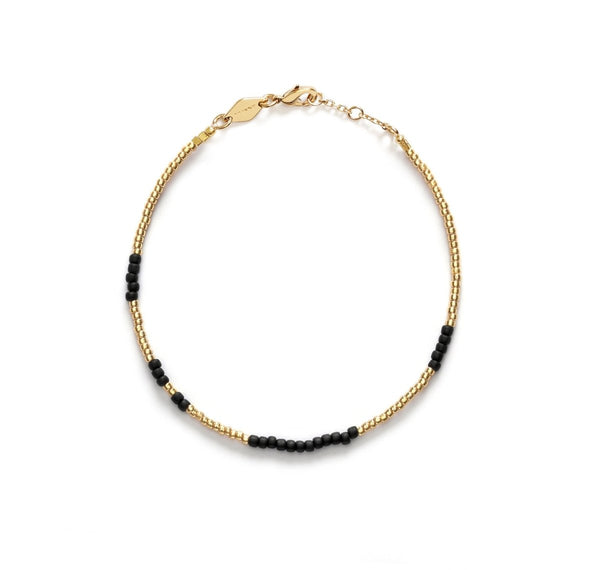 Asym Bracelet in Black - The Shoe Hive