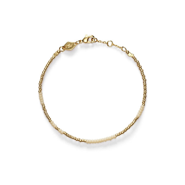 Asym Bracelet in Ecru - The Shoe Hive
