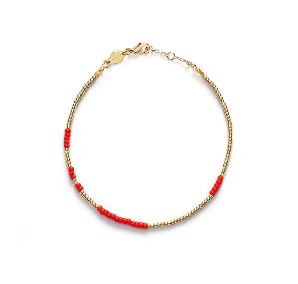 Asym Bracelet in Red - The Shoe Hive