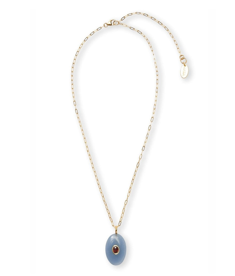 Atelier Pendant Necklace in Blue - The Shoe Hive