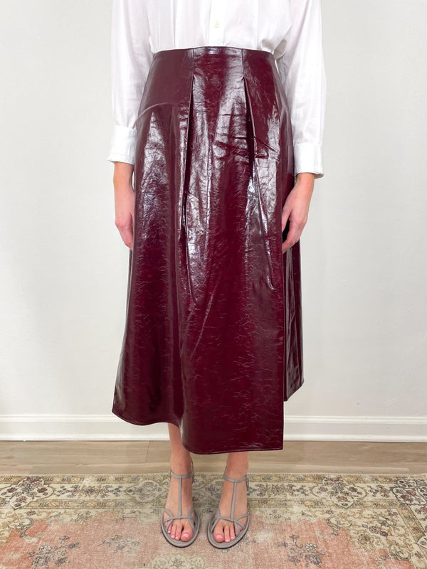 Atlyn Dress in Oxblood - The Shoe Hive