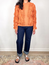 Aubree Long Sleeve Knit Pullover in Tulip - The Shoe Hive