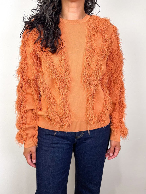 Aubree Long Sleeve Knit Pullover in Tulip - The Shoe Hive
