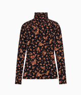 Aurelia LS Jersey Top in Noir Floral - The Shoe Hive