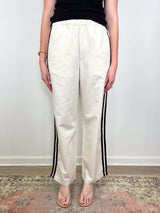 Aurora Track Pant in Cream - The Shoe Hive