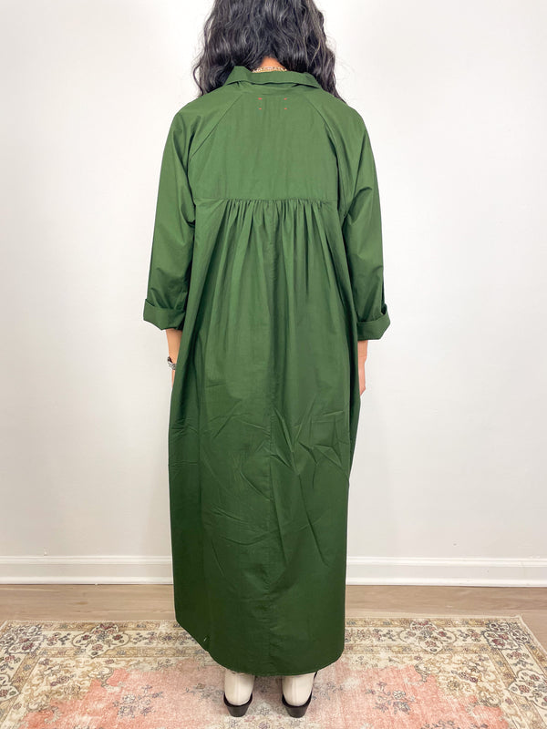 Marfa Dress in Evergreen