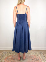 Bardot Dress in Navy - The Shoe Hive