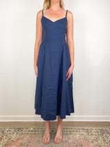 Bardot Dress in Navy - The Shoe Hive
