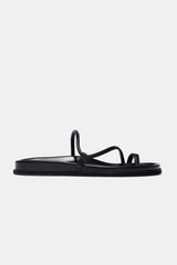 Bari Sandal Black w/ Black Sole - The Shoe Hive