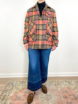 Barn Jacket in Rose Plaid - The Shoe Hive