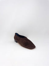 Barral Flat in Dark Chocolate - The Shoe Hive